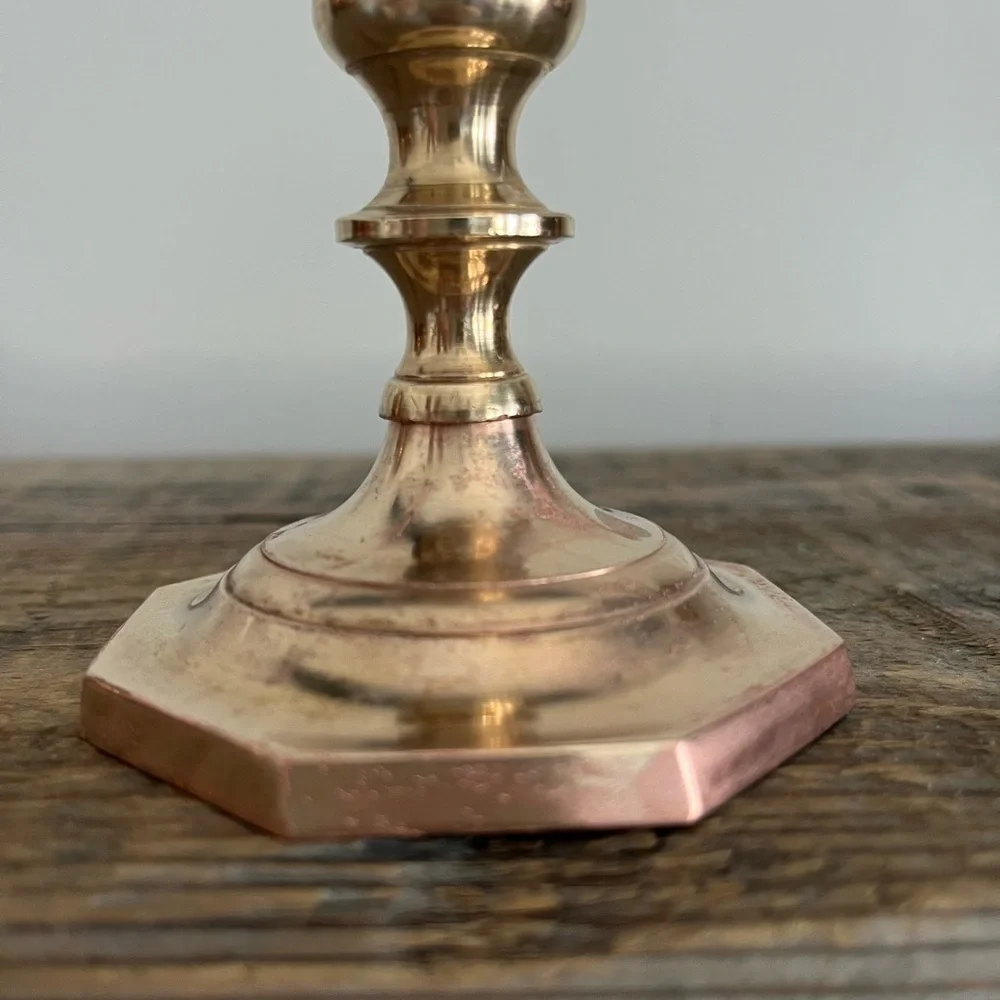 Brass candlestick